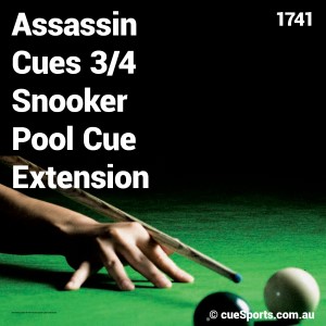 Assassin Cues 3/4 Snooker Pool Cue Extension