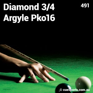 Diamond 3/4 Argyle Pko16