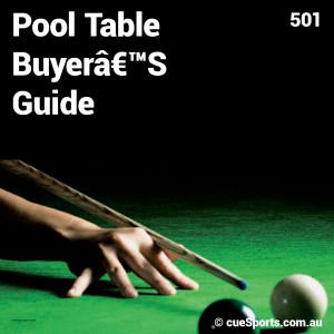 Pool Table Buyer’S Guide