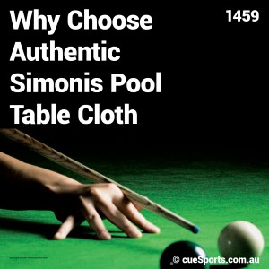 Why Choose Authentic Simonis Pool Table Cloth