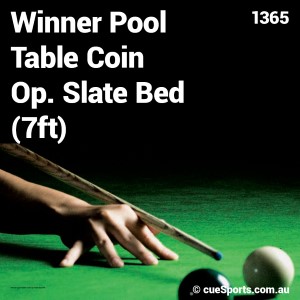 Winner Pool Table Coin Op. Slate Bed (7ft)