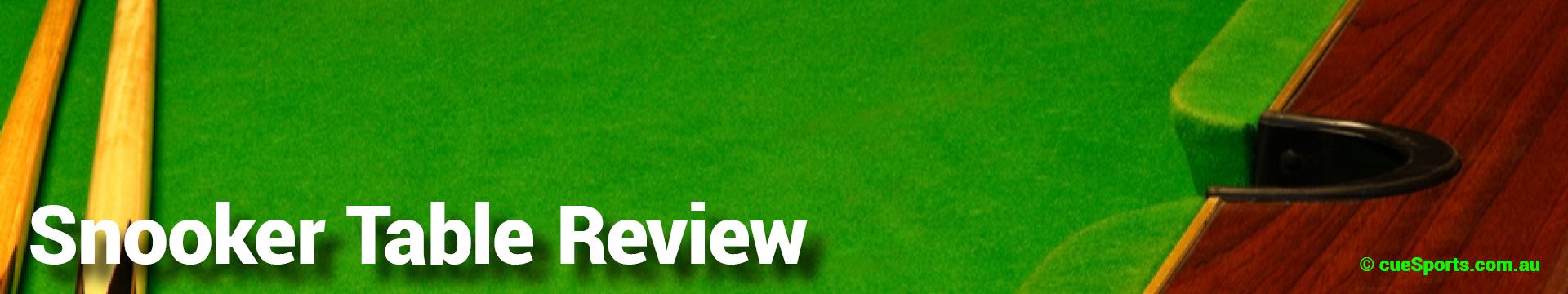 Snooker Table Review