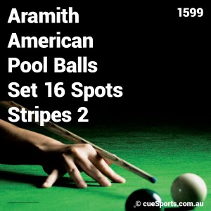 Aramith American Pool Balls Set 16 Spots Stripes 2