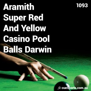 Aramith Super Red And Yellow Casino Pool Balls Darwin