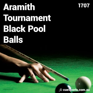 Aramith Tournament Black Pool Balls