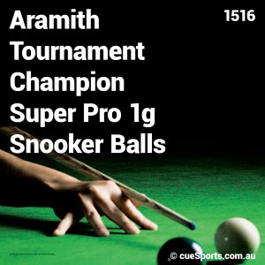 Aramith Tournament Champion Super Pro 1g Snooker Balls