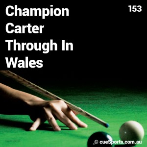 Champion Carter Through In Wales