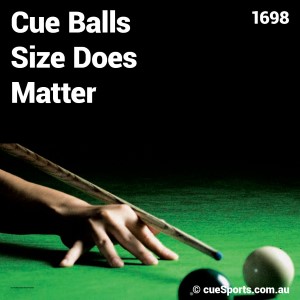 Cue Balls Size Does Matter