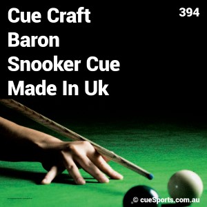 Cue Craft Baron Snooker Cue Made In Uk