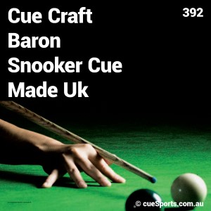 Cue Craft Baron Snooker Cue Made Uk