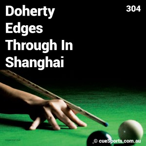 Doherty Edges Through In Shanghai