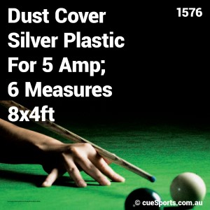 Dust Cover Silver Plastic For 5 Amp 6 Measures 8x4ft