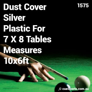 Dust Cover Silver Plastic For 7 X 8 Tables Measures 10x6ft