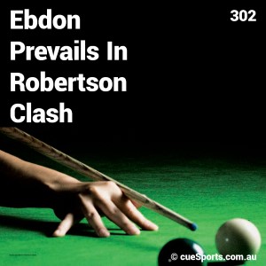 Ebdon Prevails In Robertson Clash