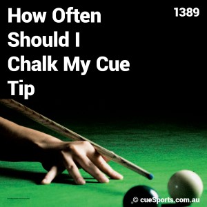 How Often Should I Chalk My Cue Tip