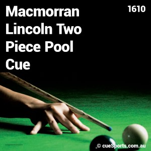 Macmorran Lincoln Two Piece Pool Cue