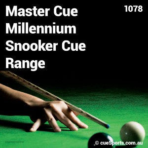 Master Cue Millennium Snooker Cue Range