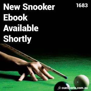 New Snooker Ebook Available Shortly