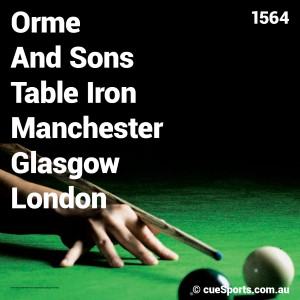 Orme And Sons Table Iron Manchester Glasgow London