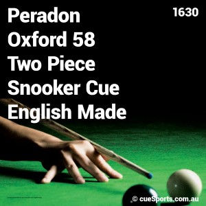 Peradon Oxford 58 Two Piece Snooker Cue English Made