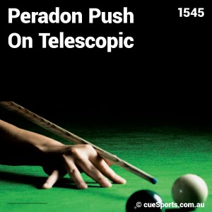 Peradon Push On Telescopic 2335extension Black To Fit Any Cue