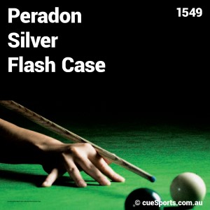 Peradon Silver Flash Case Extension Three Piece Cues