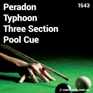Peradon Typhoon Three Section Pool Cue