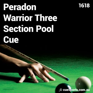 Peradon Warrior Three Section Pool Cue