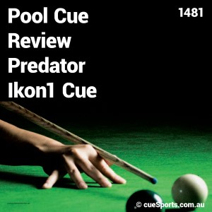 Pool Cue Review Predator Ikon1 Cue