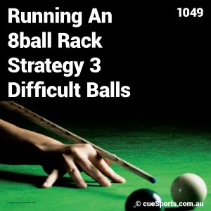 Running An 8ball Rack Strategy 3 Difficult Balls