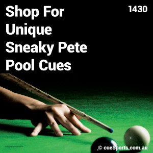Shop For Unique Sneaky Pete Pool Cues