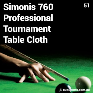 Simonis 760 Professional Tournament Table Cloth