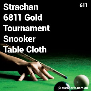 Strachan 6811 Gold Tournament Snooker Table Cloth
