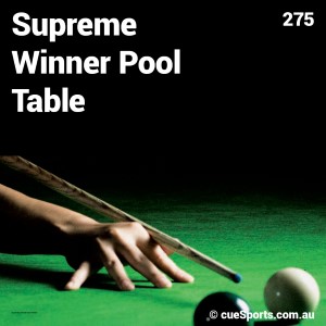 Supreme Winner Pool Table