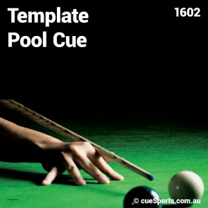 Template Pool Cue