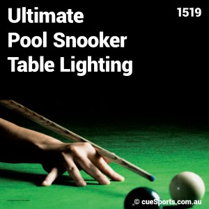 Ultimate Pool Snooker Table Lighting