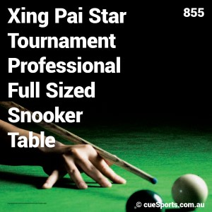 Xing Pai Star Tournament Professional Full Sized Snooker Table