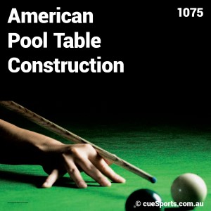 American Pool Table Construction