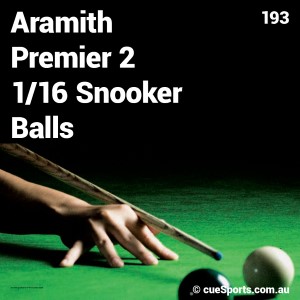 Aramith Premier 2 1 16 Snooker Balls