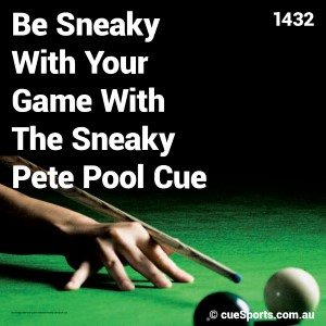 Be Sneaky With Your Game With The Sneaky Pete Pool Cue