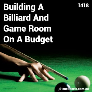 Building A Billiard And Game Room On A Budget