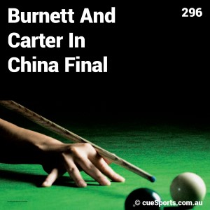 Burnett And Carter In China Final