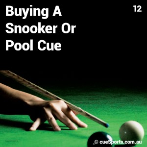 Buying A Snooker Or Pool Cue