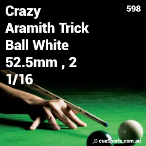 Crazy Aramith Trick Ball White 52.5mm , 2 1 16