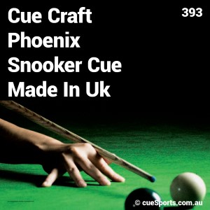 Cue Craft Phoenix Snooker Cue Made In Uk