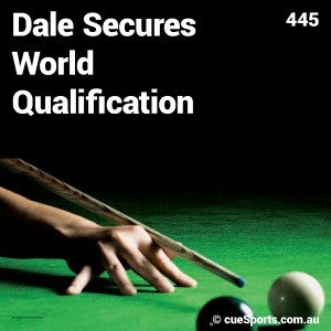 Dale Secures World Qualification