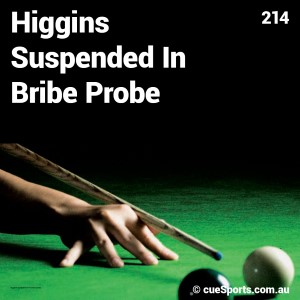 Higgins Suspended In Bribe Probe
