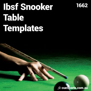 Ibsf Snooker Table Templates