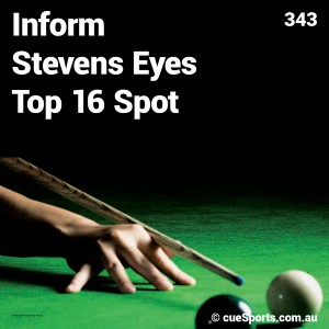 Inform Stevens Eyes Top 16 Spot