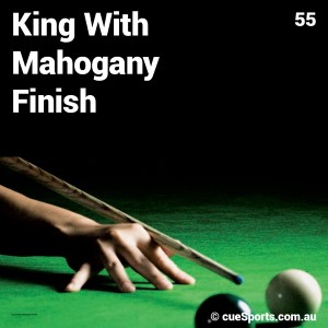King With Mahogany Finish